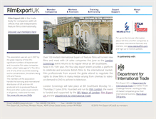 Tablet Screenshot of filmexportuk.com